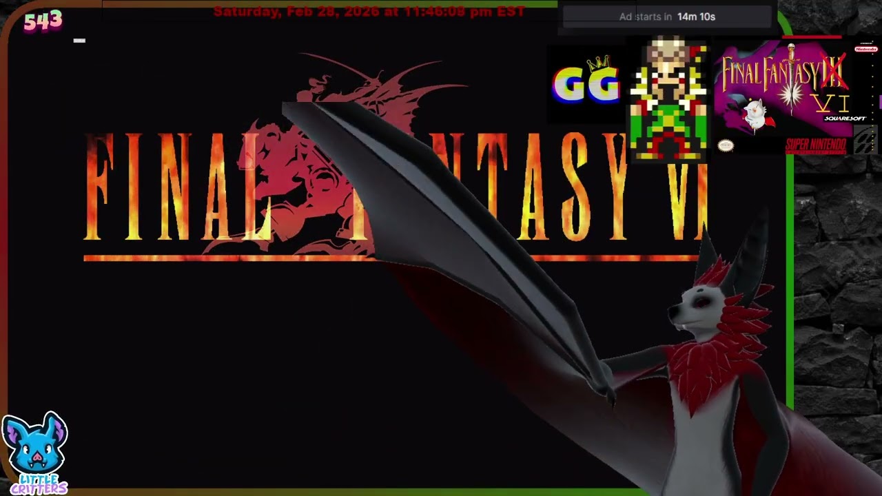 Final Fantasy VI Pixel Remaster Pt12 - Nardo Bat - [!youtube][!discord][(18+)