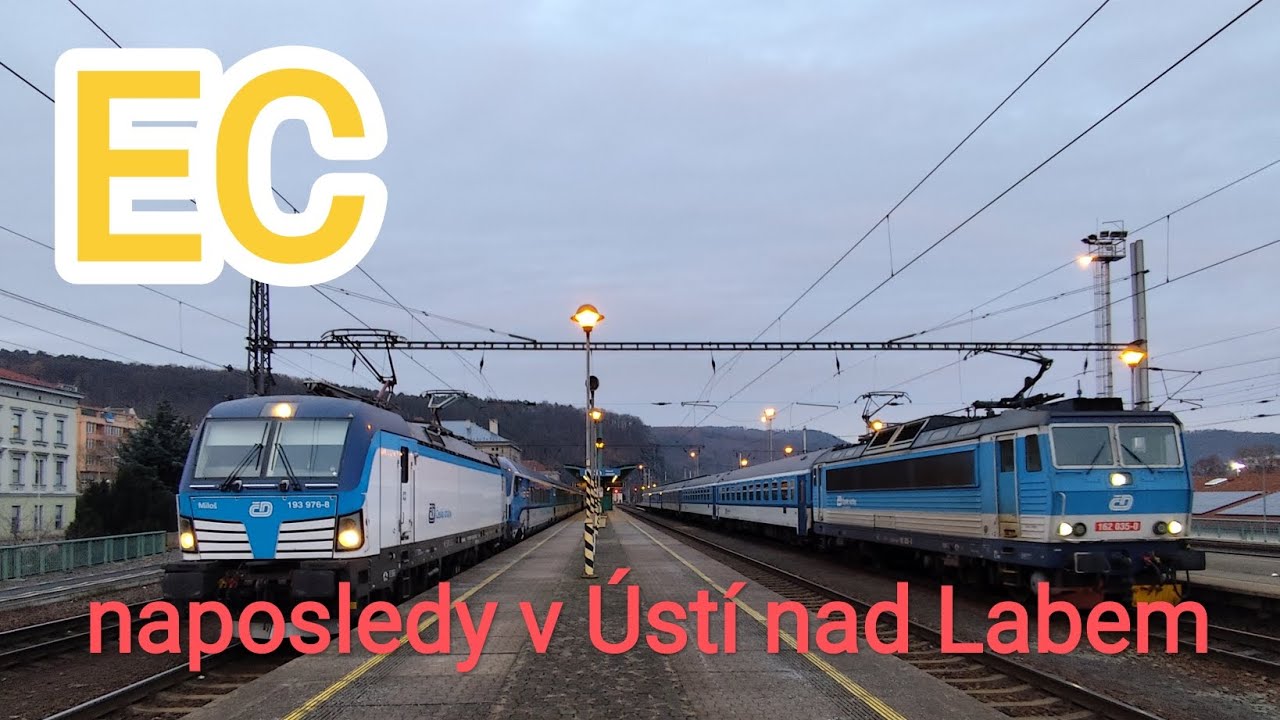 Vlaky kategorie EC - naposledy v Ústí n.L. pro Berliner, Hungaria 