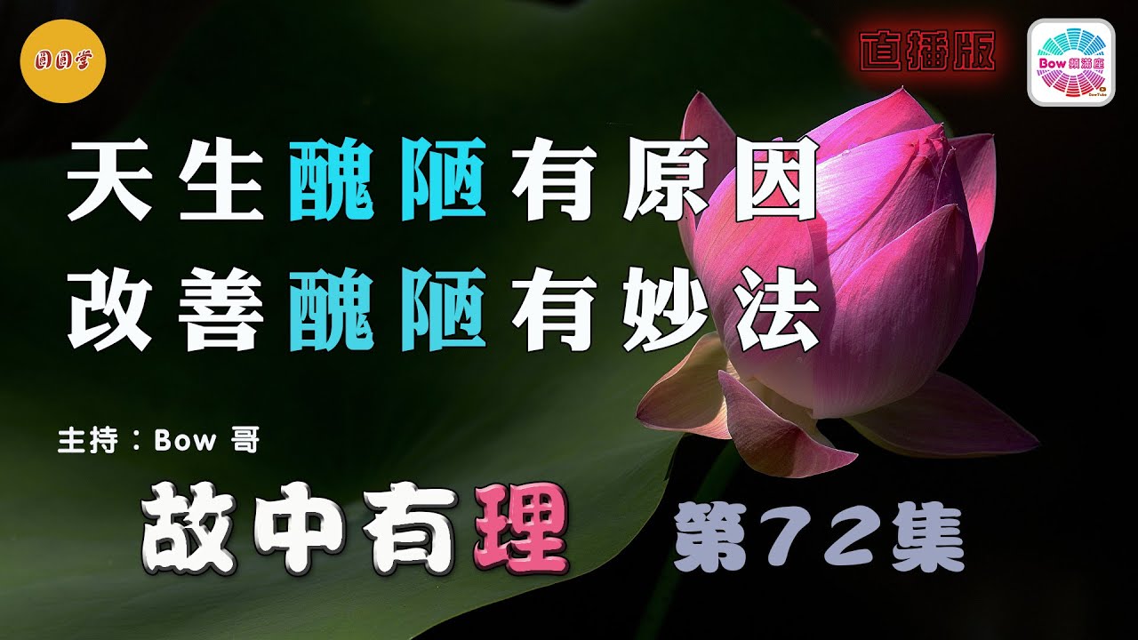 天生醜陋有原因，改善醜陋有妙法&ndash; 故中有理Ugly - The truth in the story (ep72) 直播版