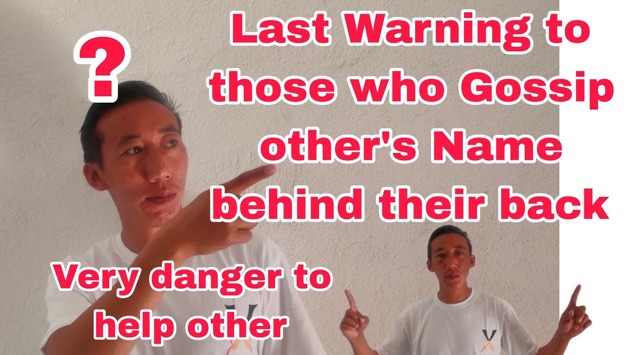 Last warning to those who gossip other names @josephlatonaga1830 