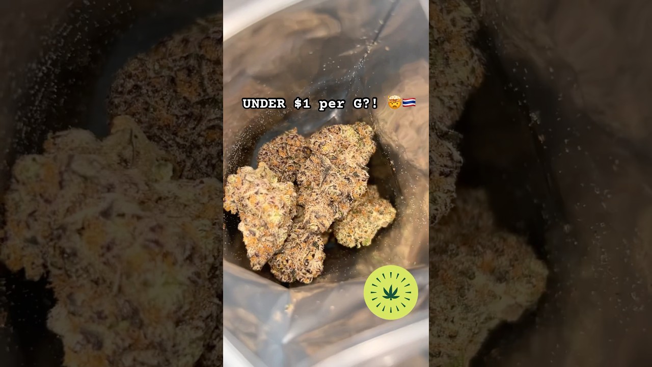 Would you believe this only costs under $1 a gram in Thailand? 🤯