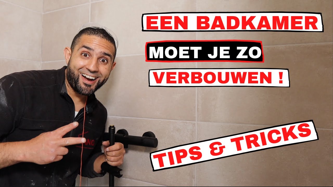 Een badkamer moet je zo verbouwen! Leer handige TIPS and TRICKS met veel humor