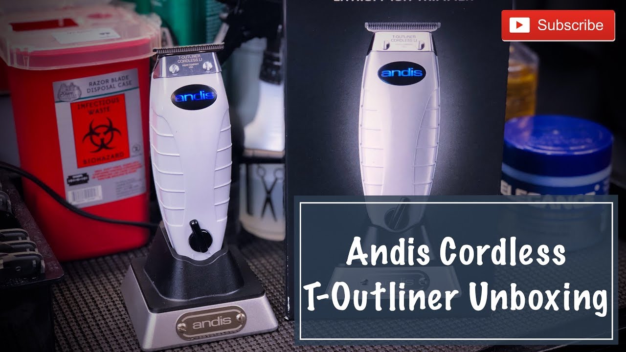 Andis Cordless T-Outliner UNBOXING!!!