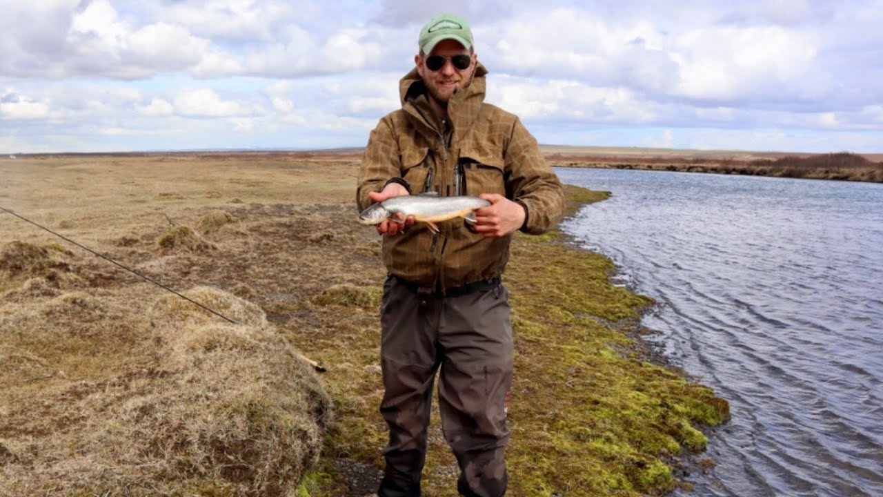 Fly fishing for Arctic Char in ICELAND - Catch and Cook -