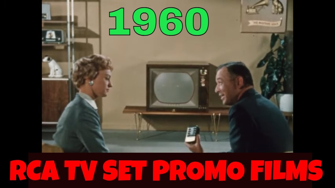 1960 RCA VICTOR TV SET W/ REMOTE PROMO FILMS & 