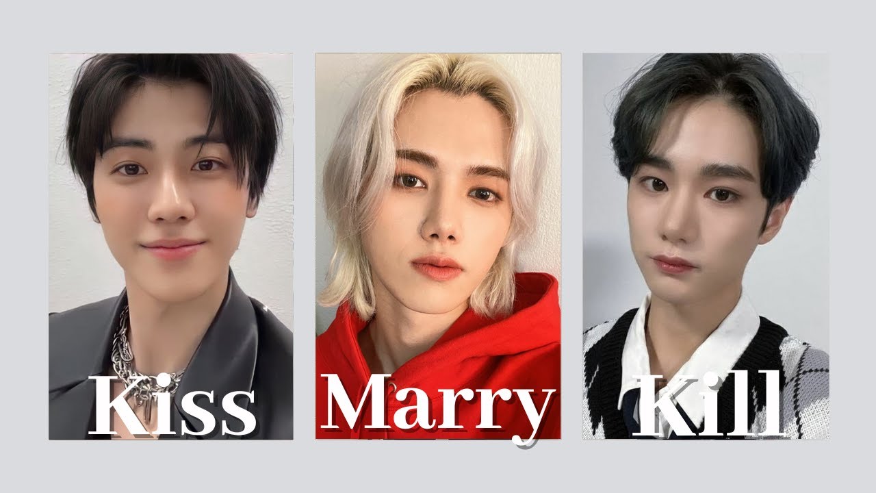 [KPOP GAME] KISS - MARRY - KILL | MALE IDOLS VERSION
