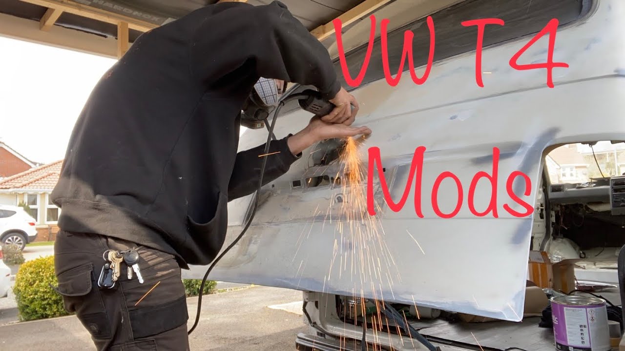 VW T4 Busy weekend tailgate project