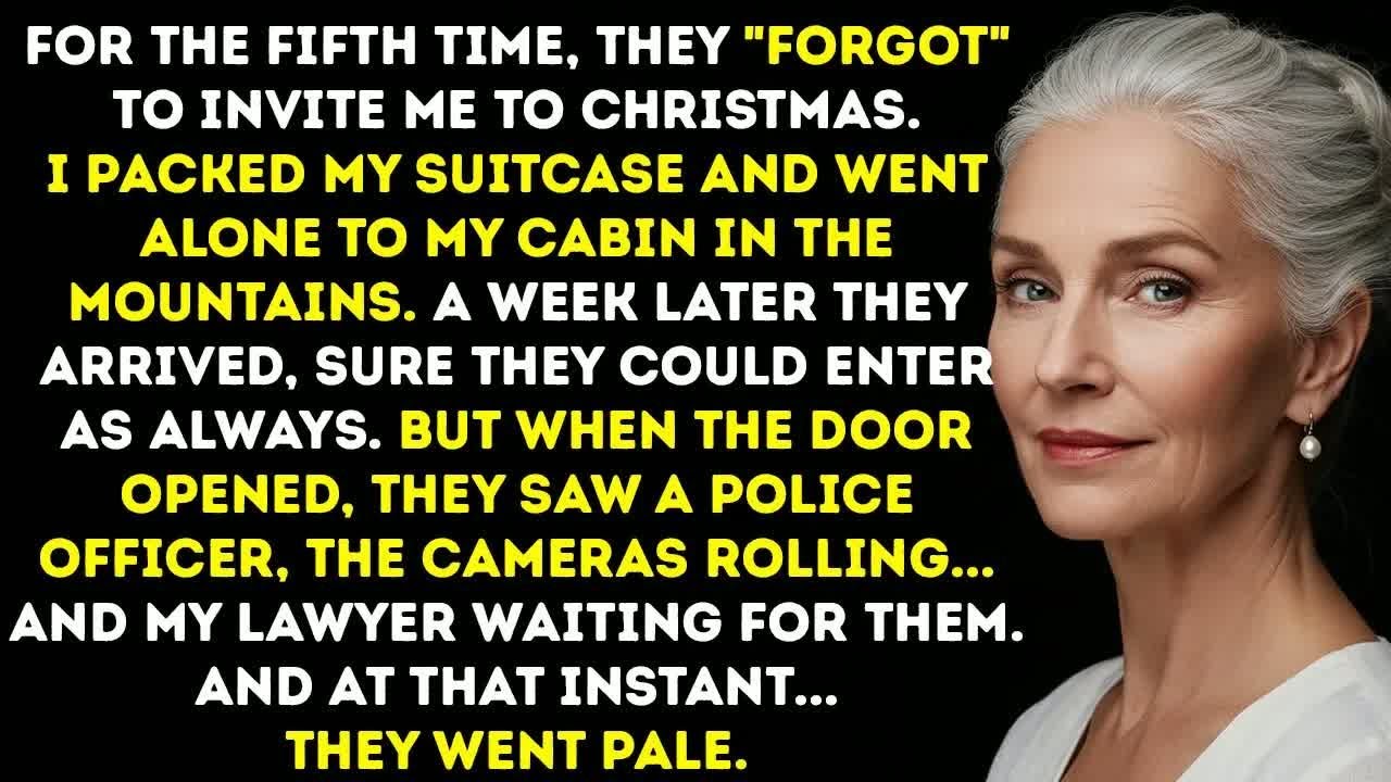 My Family Forgot Me For Christmas… I Hid In My Cabin, But A Week Later They Tried To Get In!