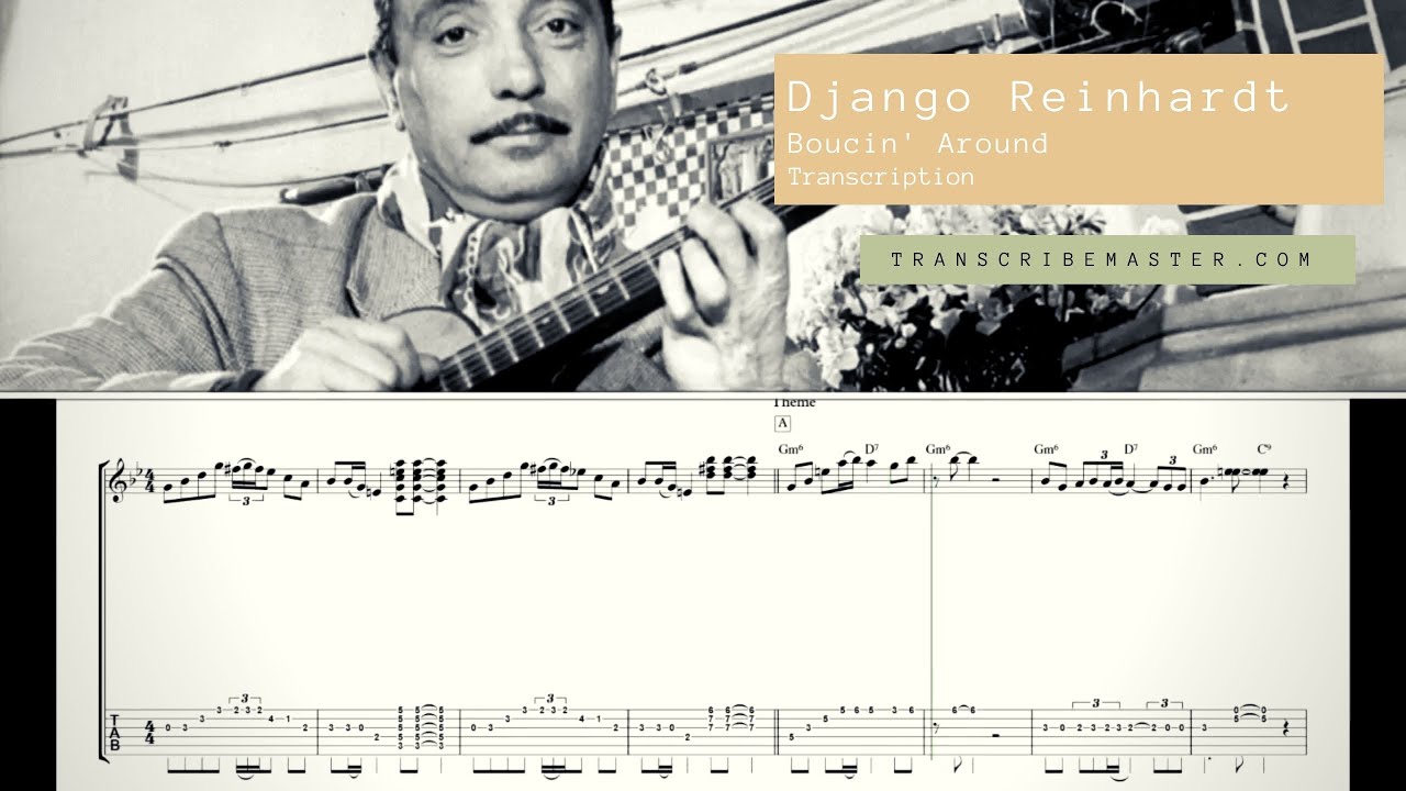 Bouncin' Around - Django Reinhardt solo transcription