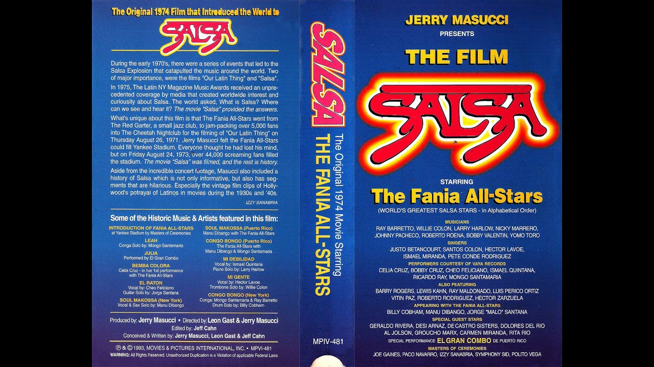 Salsa - The Original 1974 Movie Starring The Fania All-Stars