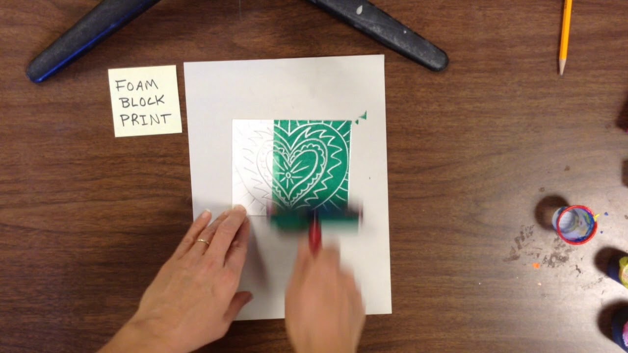 Foam Block Prints