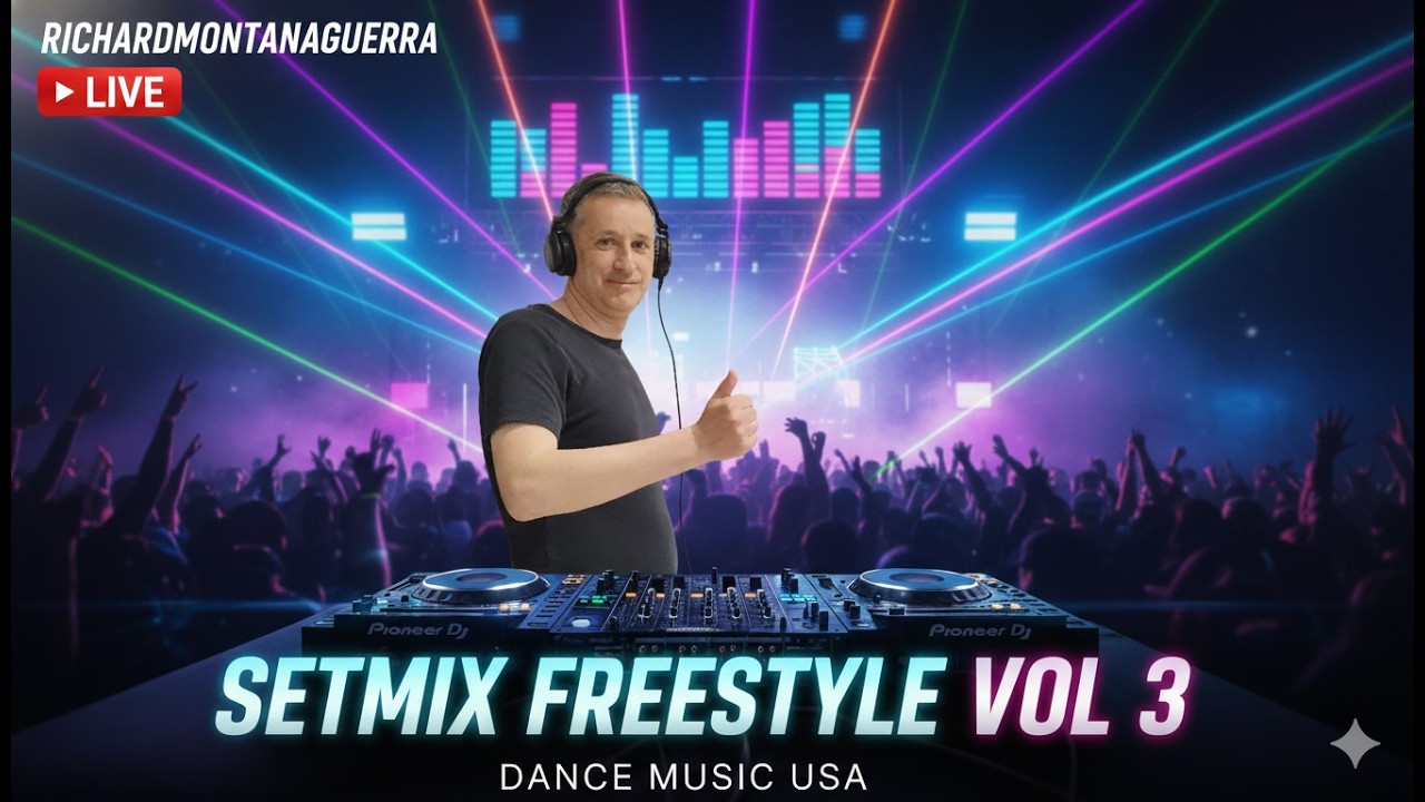 Freestyle USA Vol. 3 🇺🇸🔥 Hits Inolvidables  | Live Streaming DJ #FreestyleVol3 #freestylelive