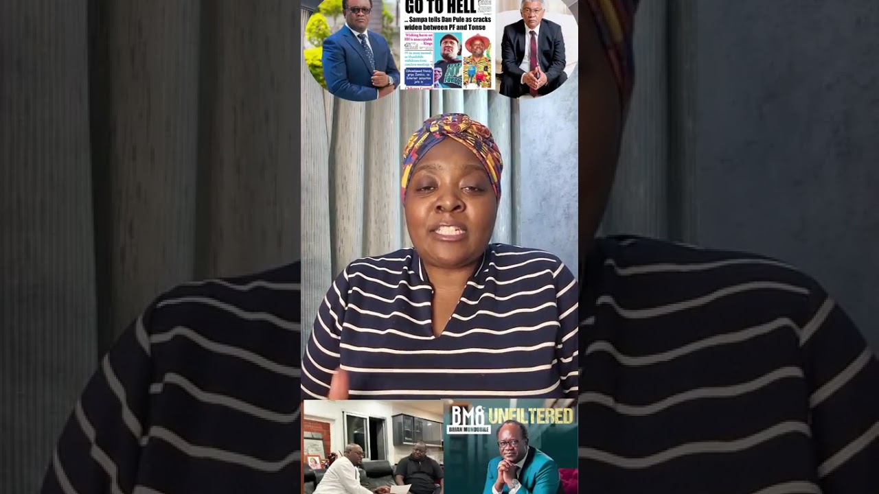 BRIAN MUNDUBILE SUSPENDED FROM PATRIOTIC FRONT BY GIVEN LUBINDA OVER HIS BM8 MOVEMENT 