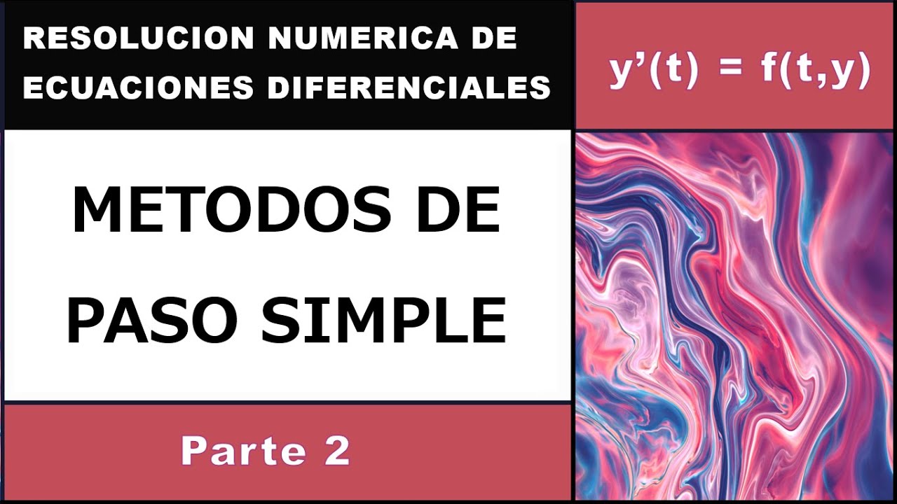 Métodos de paso simple de resolución de Ecuaciones Diferenciales