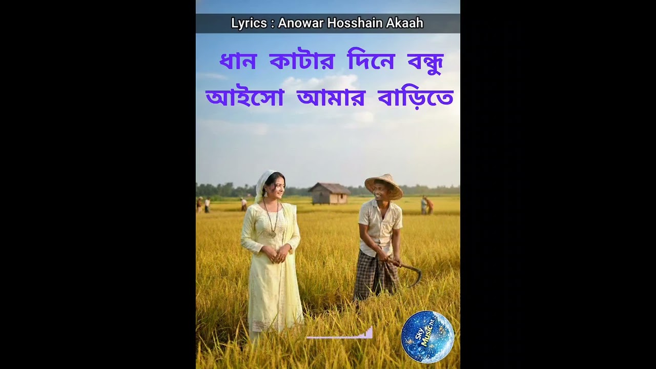 ধান কাটার দিনে বন্ধু আইসো আমার বাড়িতে