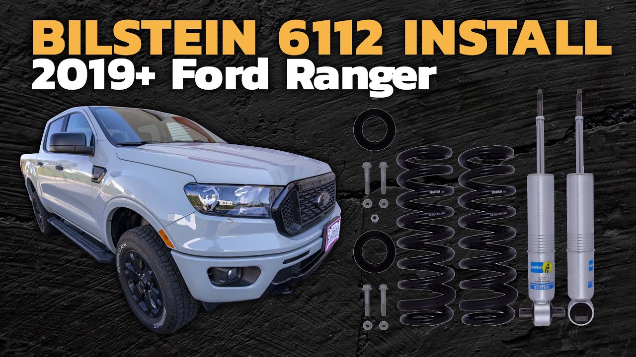 Установка амортизаторов и пружин Bilstein 6112 — Ford Ranger 2019+