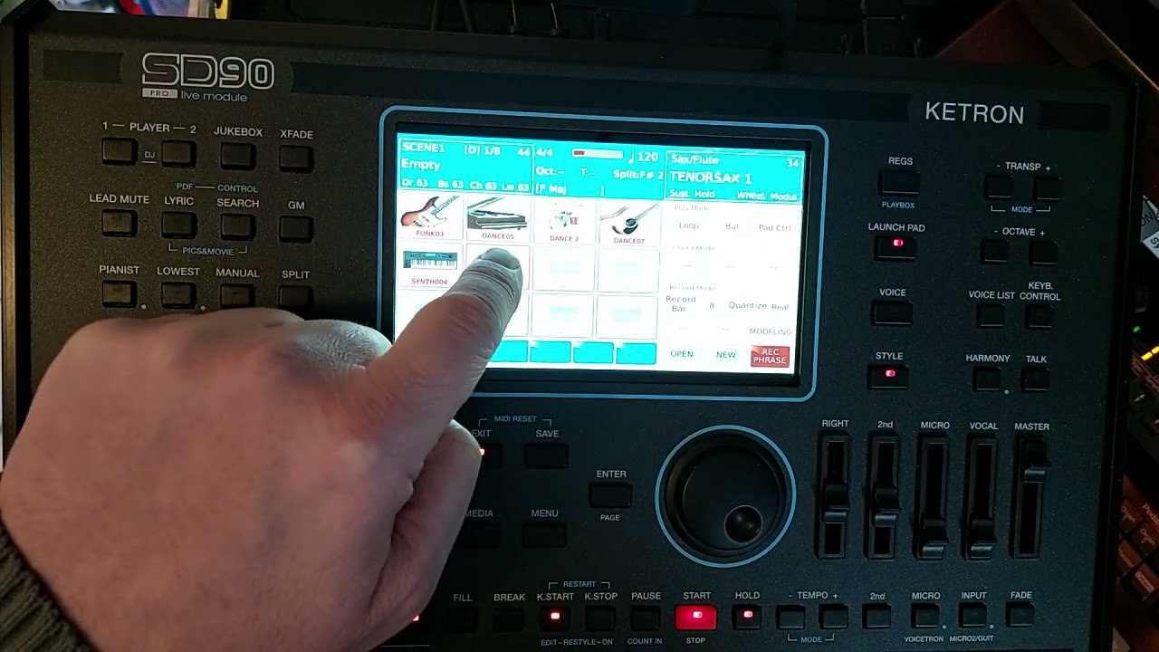 Eifelsounds Michael B. - Workshop Ketron SD-9(0) #4 - Launchpads