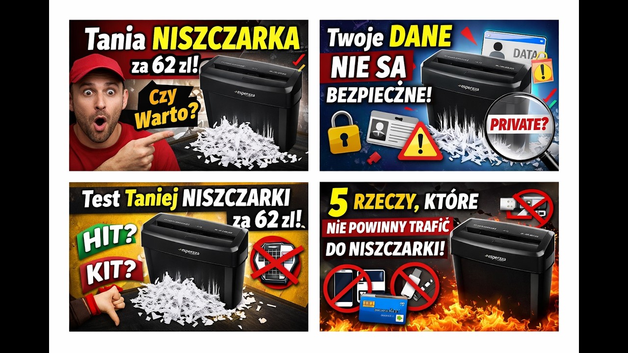 Niszczarka Esperanza – mała cena, duży spokój test