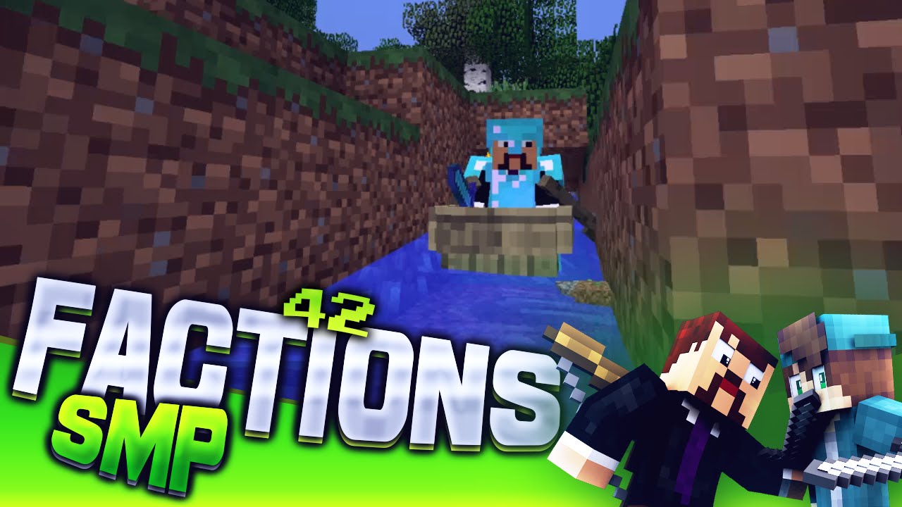 Minecraft Factions SMP #42 - First Boat Network!  (Private 1.9 Factions Server)