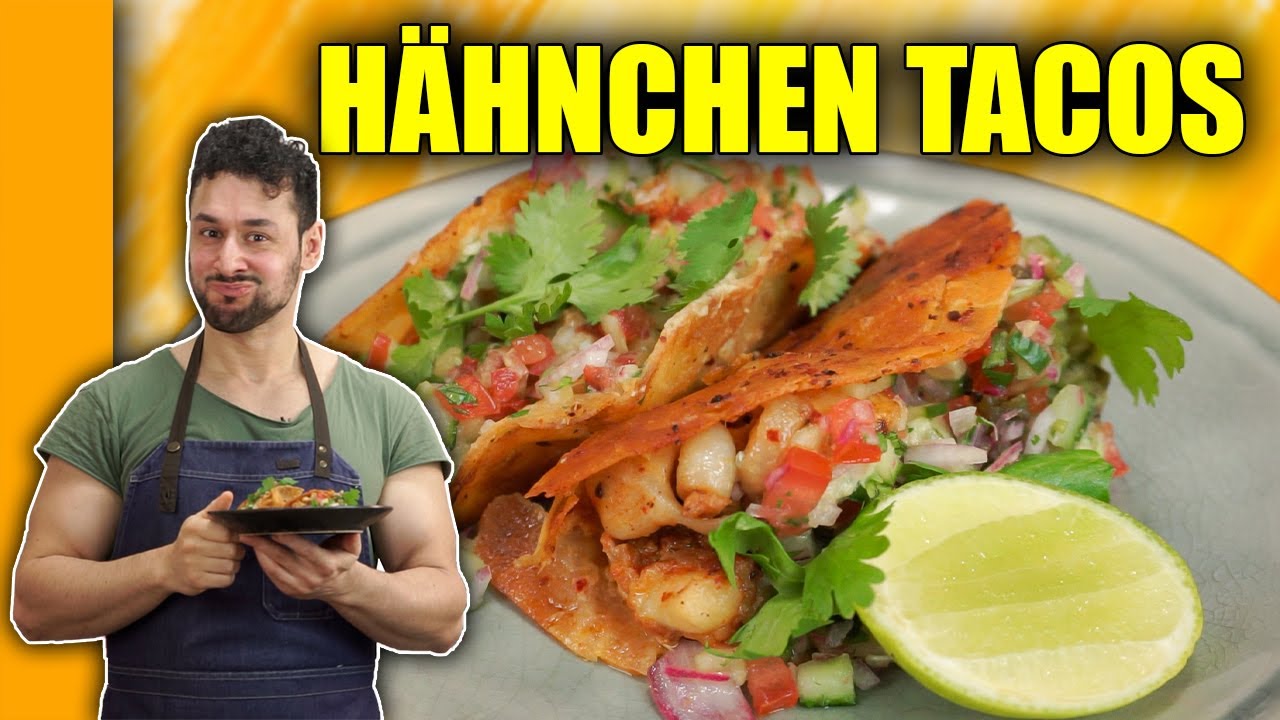 Die knusprigsten und saftigsten Chicken Tacos