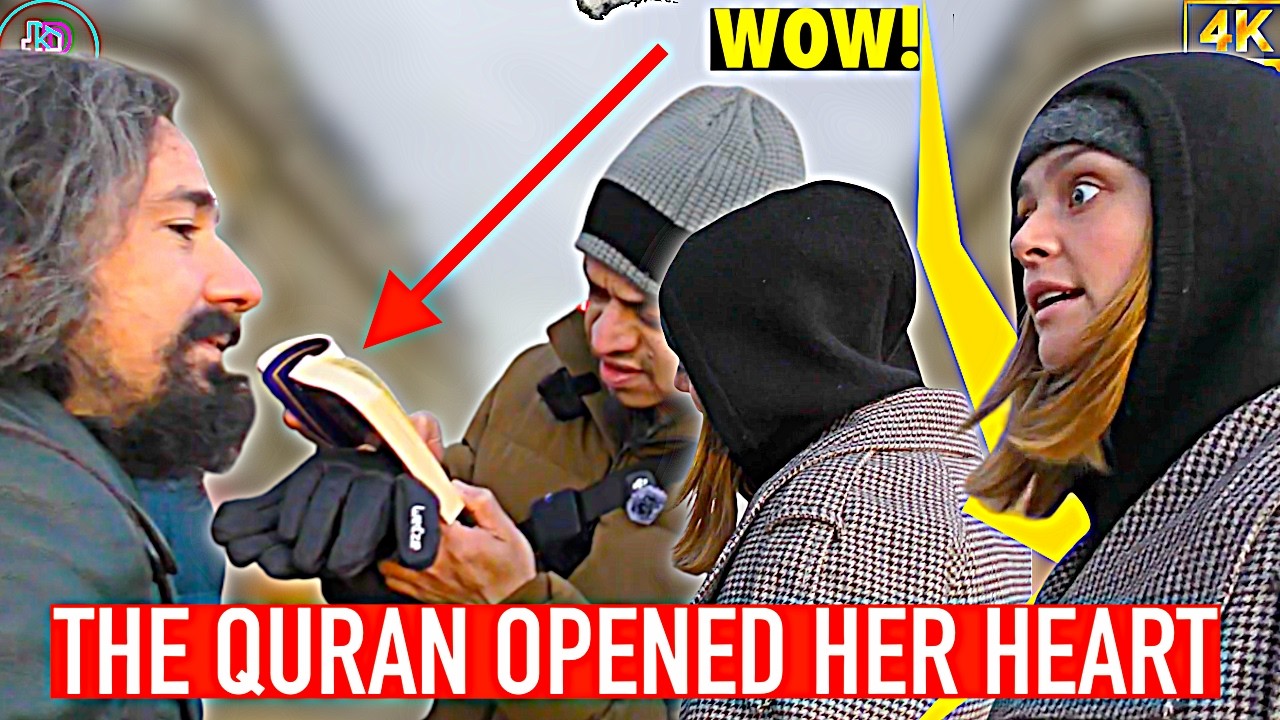 American Lady AMAZED By The Quran! | Mansur Speakers Corner