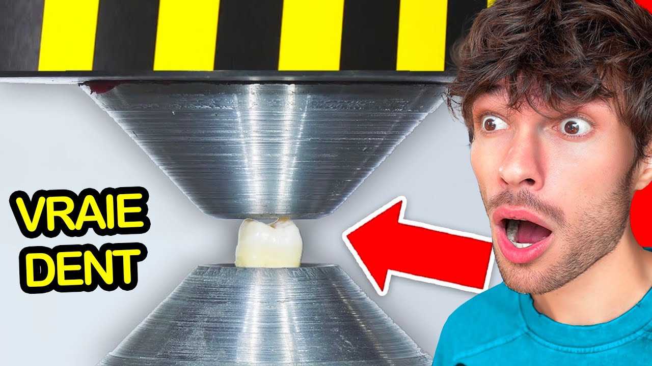 100 OBJETS vs PRESSE HYDRAULIQUE ! (Satisfaisant)
