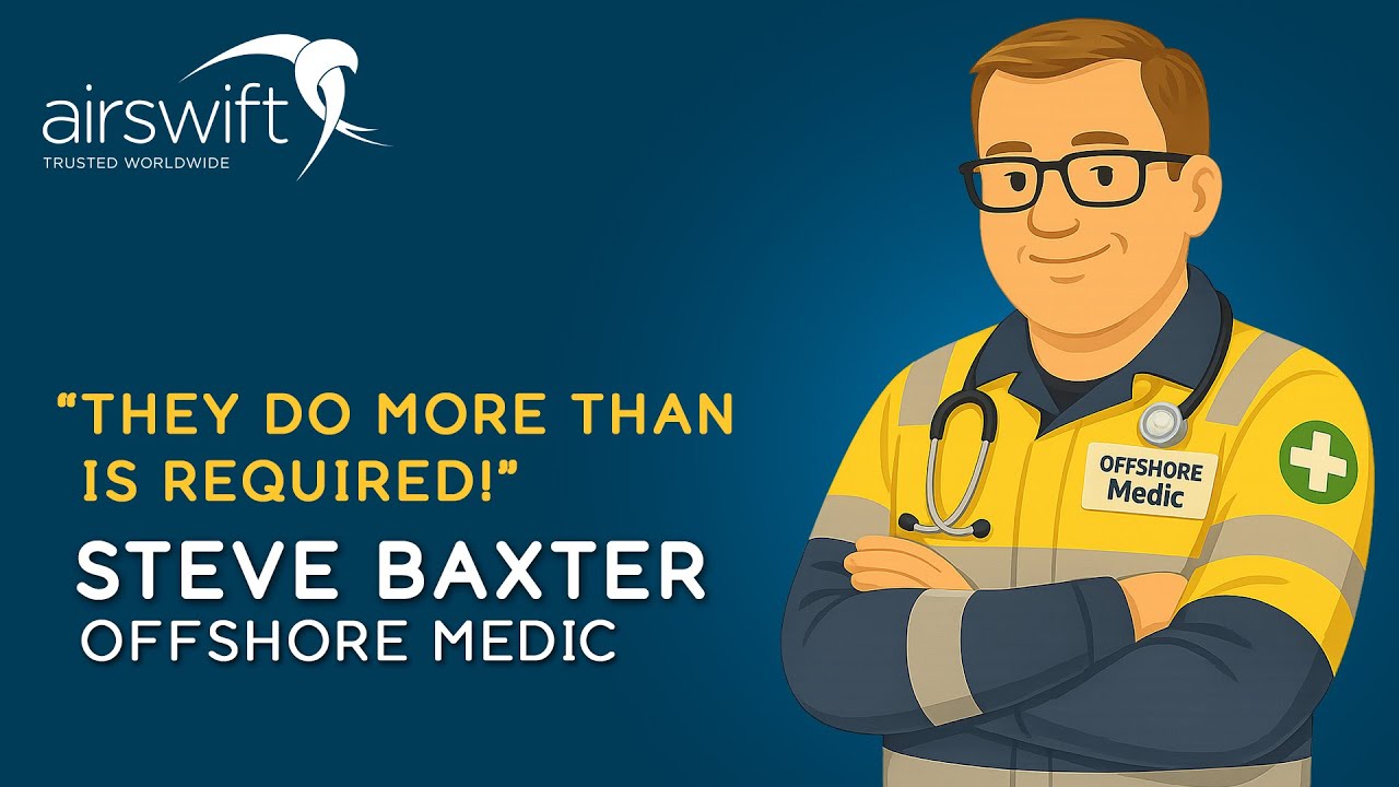 Why Steve Trusts Airswift With His Offshore Medic Career | Offshore Medic, Energy Jobs, Recruitment