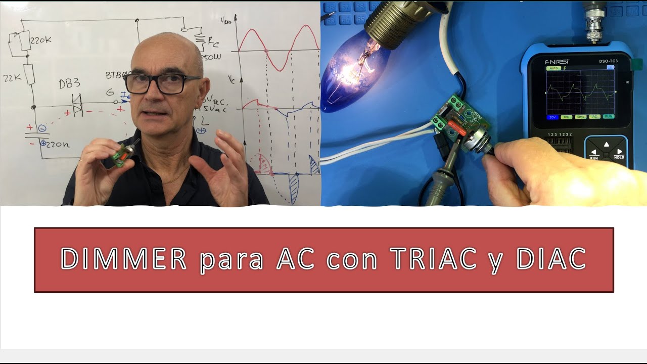 EL mas simple DIMMER de AC: Masterclass