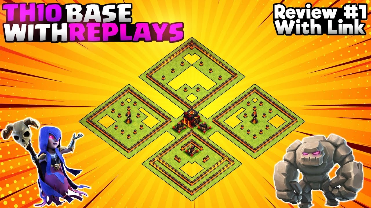 *UNREAL* Best Town Hall 10 War Base - TH10 War Base 2019 & TH10 Farming Base - Clash of Clans #1