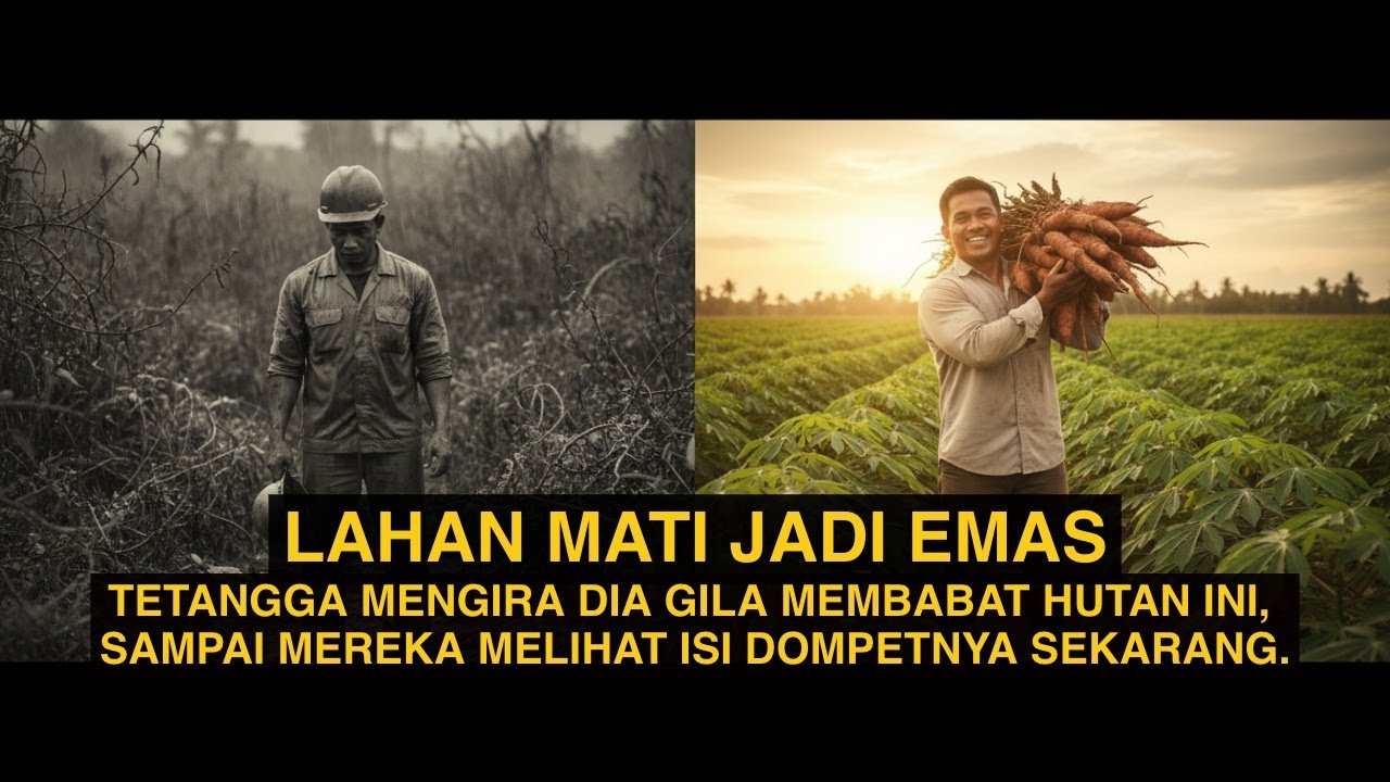 Kena PHK, Lahan Angker Disulap Jadi PABRIK UANG! 😱 Kisah Sukses Petani Singkong