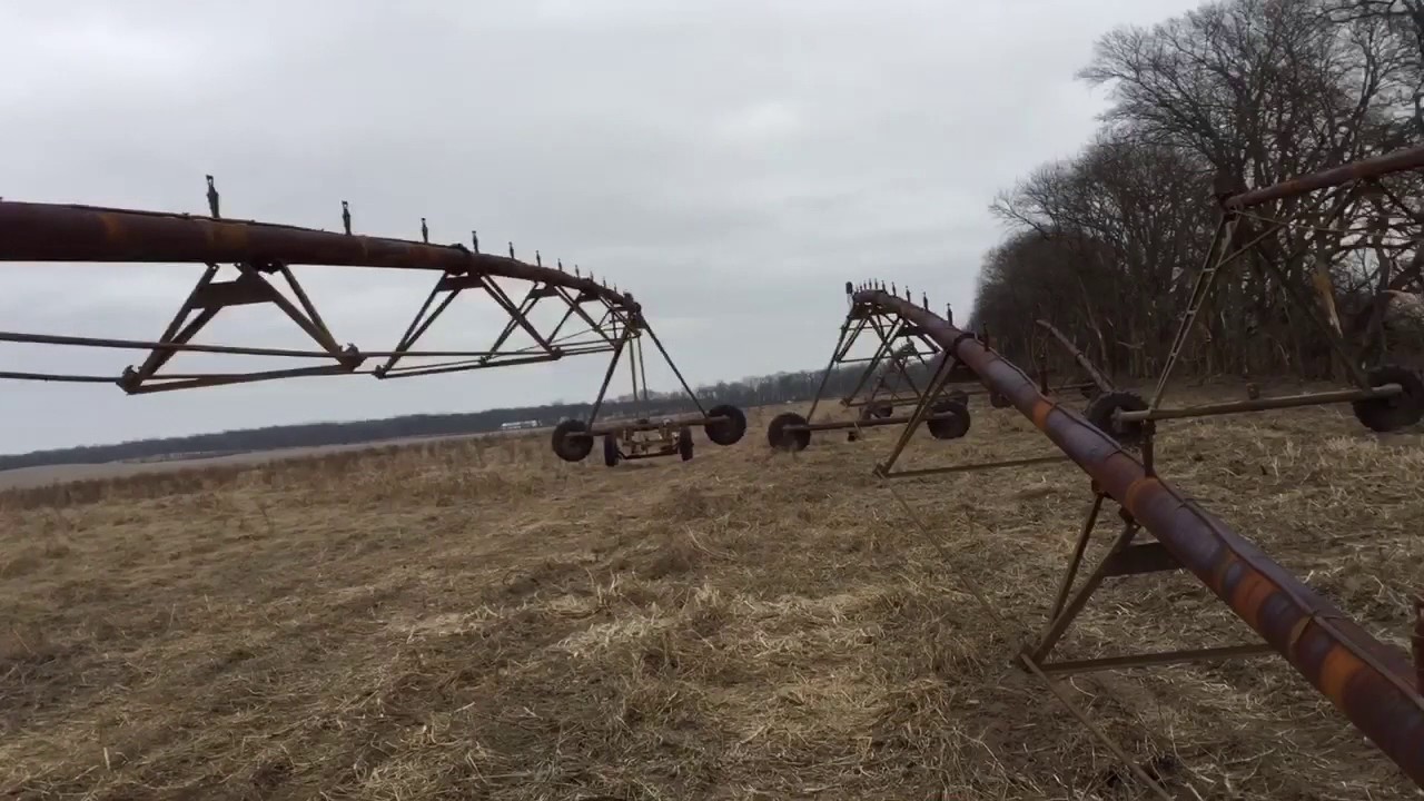 Moving old irrigation to make room for new system