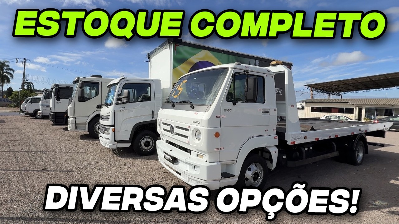 Estoque completo de caminhões – confira as opções