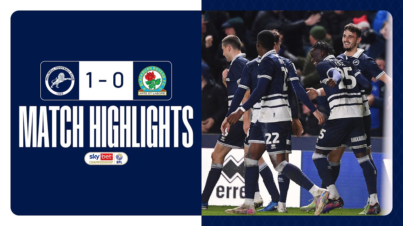 🤯 MIHA WINS IT! | Millwall 1-0 Blackburn Rovers | Match Highlights