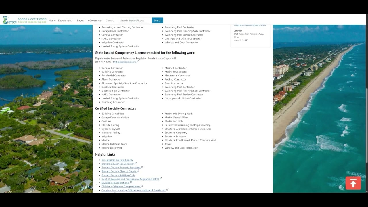 Planning and Development Web Tour
