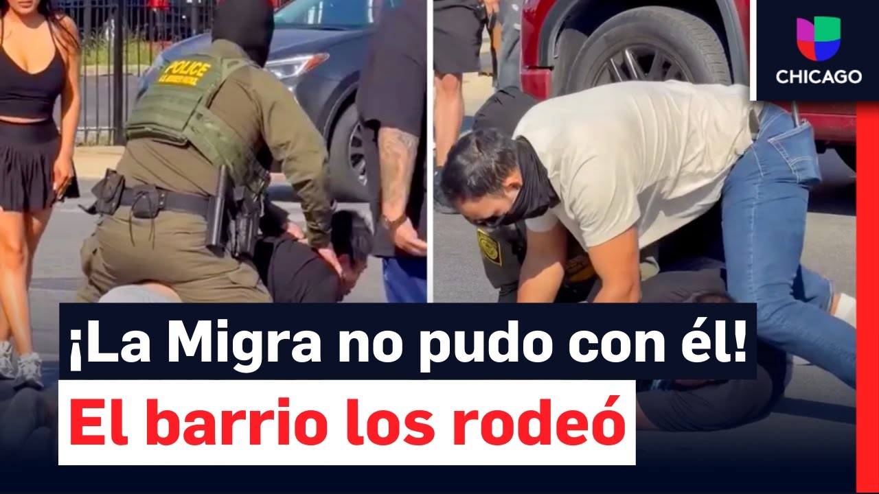 “¡Los latinos somos más!”: Inmigrante se enfrenta a ICE y evita arresto