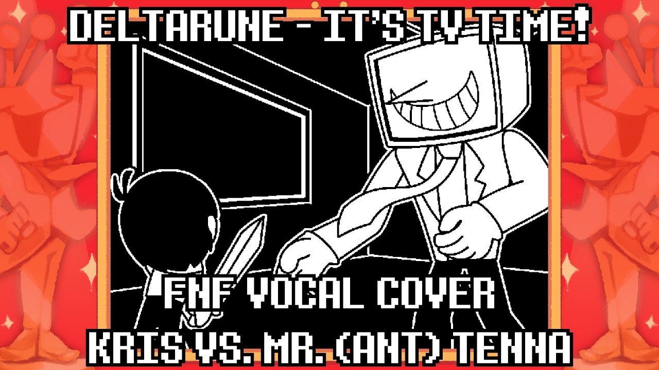 Deltarune | It's TV Time! FNF Vocal Cover | Kris Vs Tenna