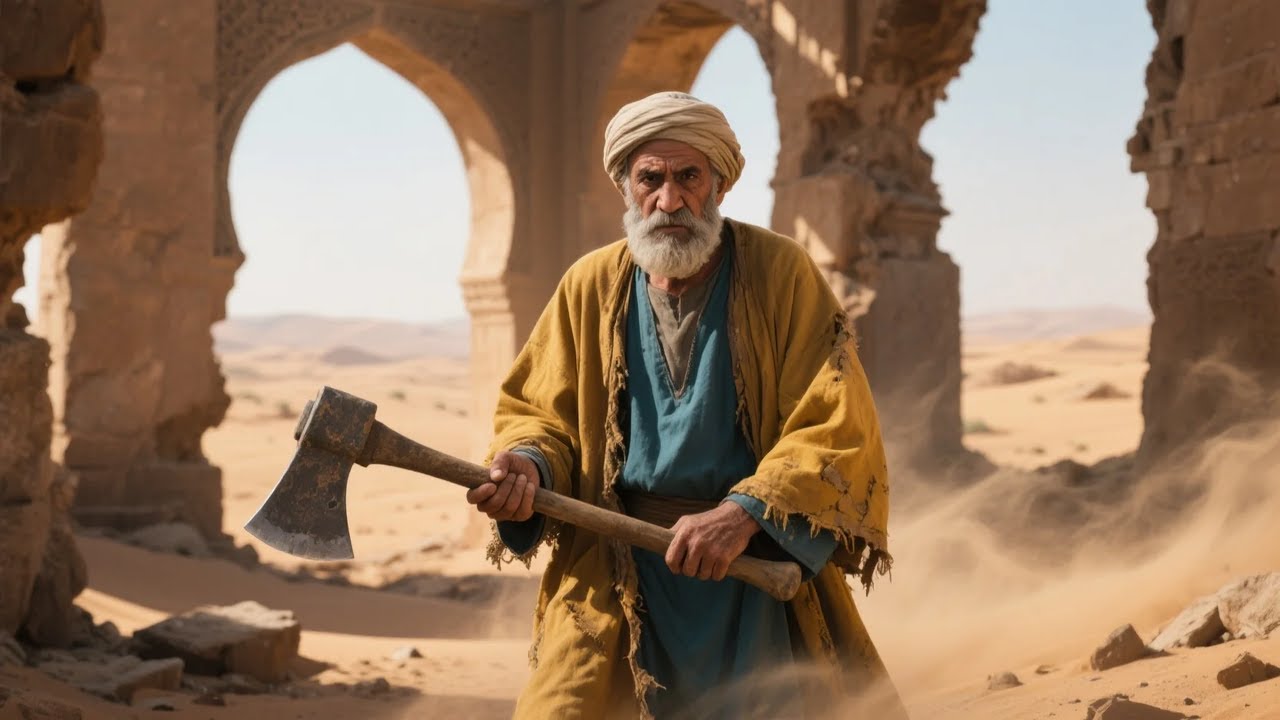 الحطاب الفقير وقصر الجن وكيف اصبح اغني رجل في القريه