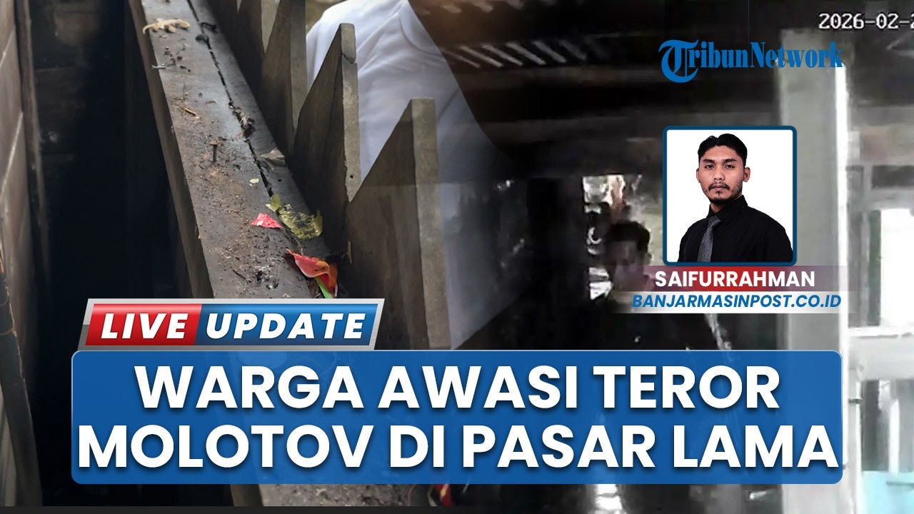 Teror Molotov di Pasar Lama, Warga Begadang Tingkatkan Pengawasan
