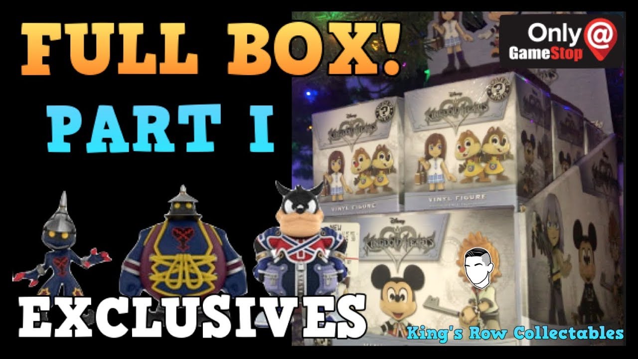 KINGDOM HEARTS FUNKO MYSTERY MINIS FULL BOX PART 1 GAMESTOP EXCLUSIVES