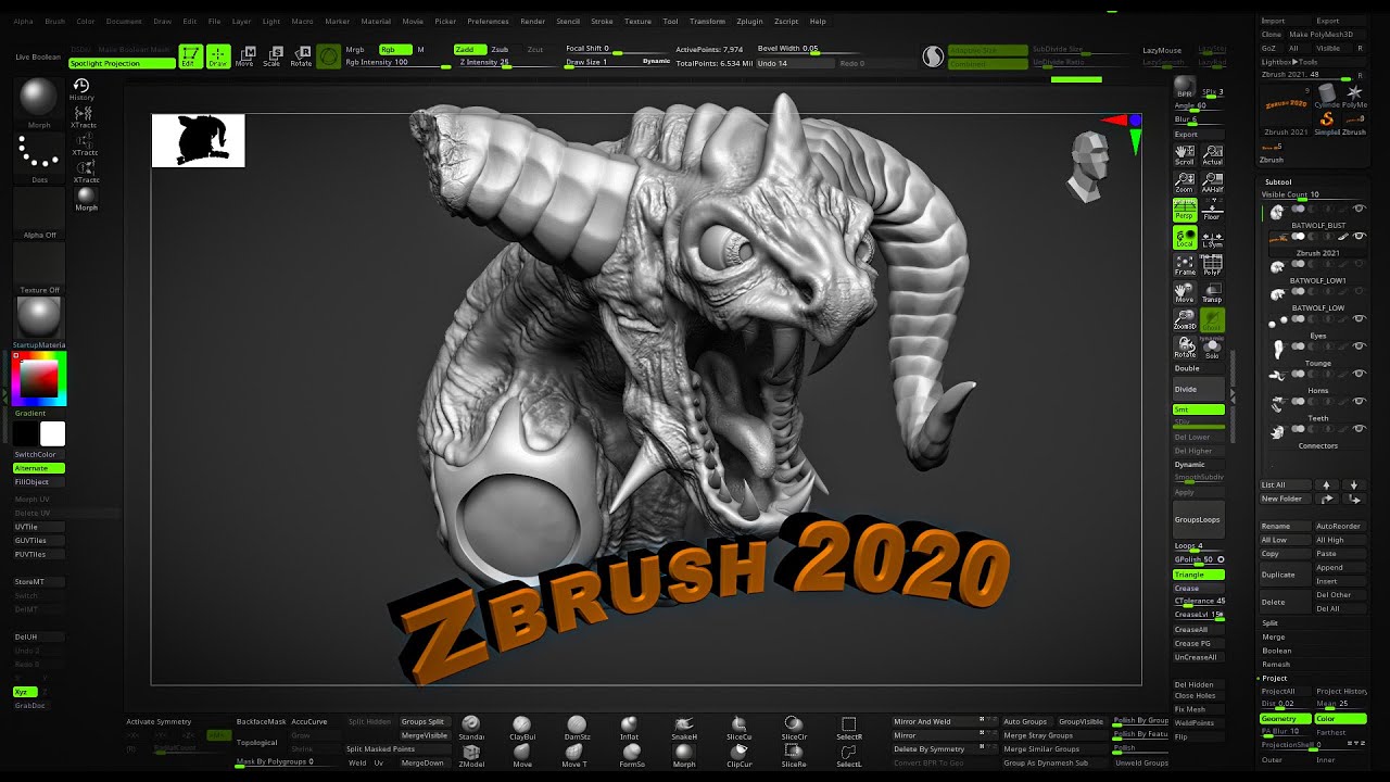 История советов Zbrush2020: отзыв