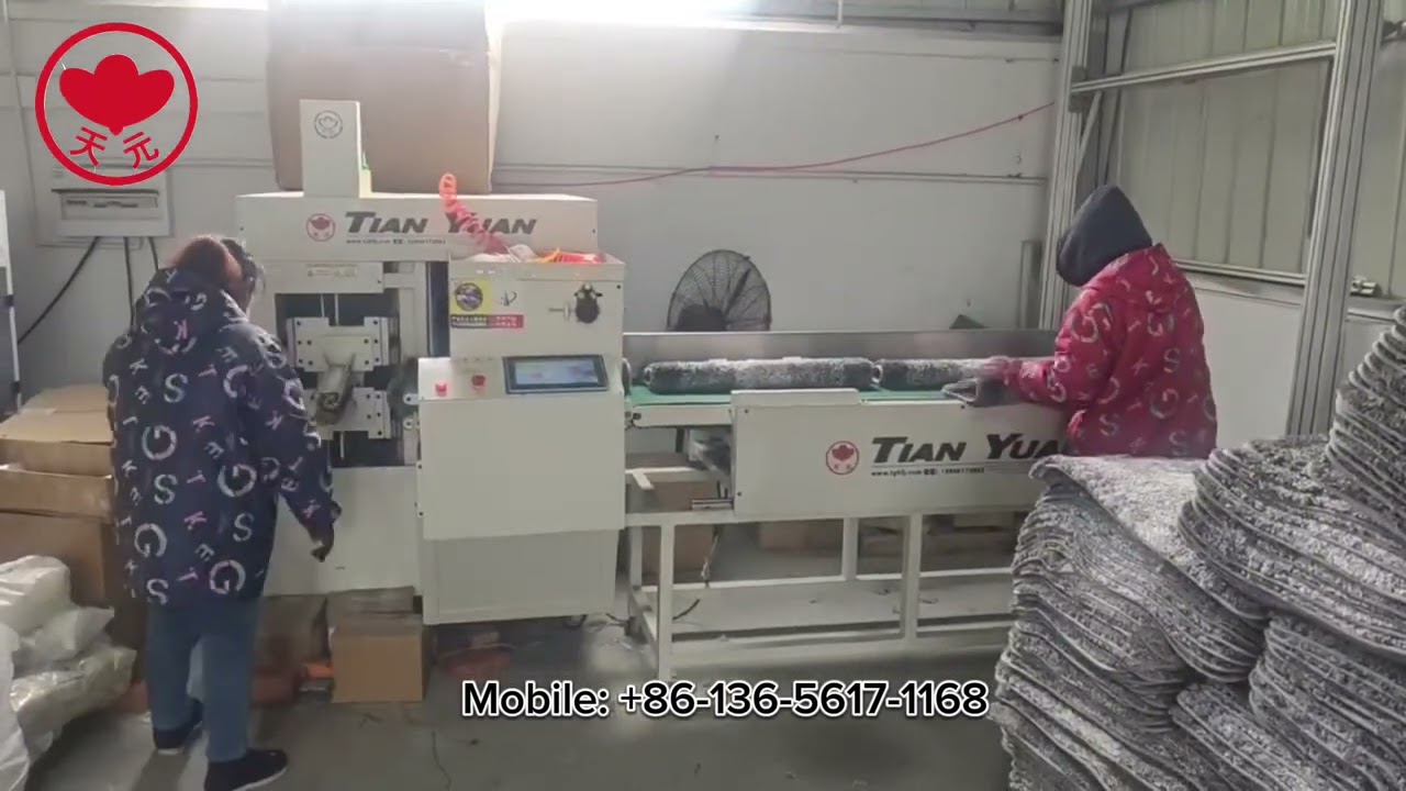 Carpet rolling and packing machine, roll packing machine for home textiles China
