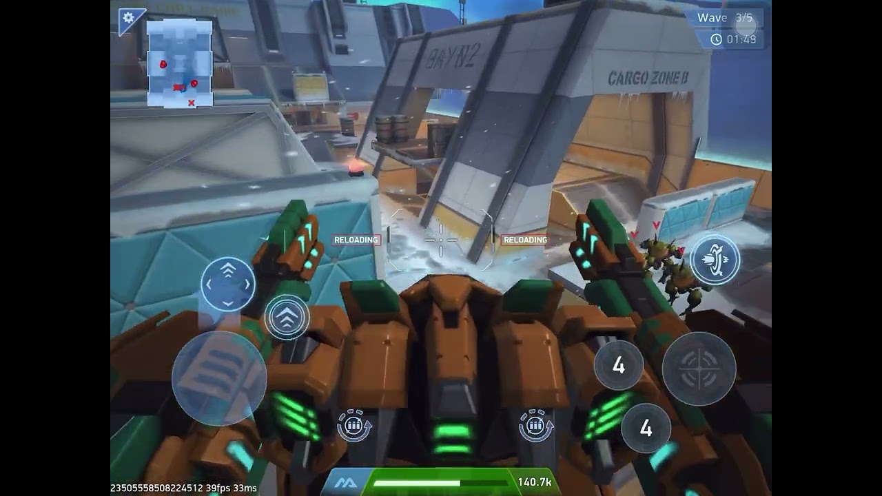 Mech Arena New Onslaught Gatecrasher With Voltaic RPG 16 & Viper 16