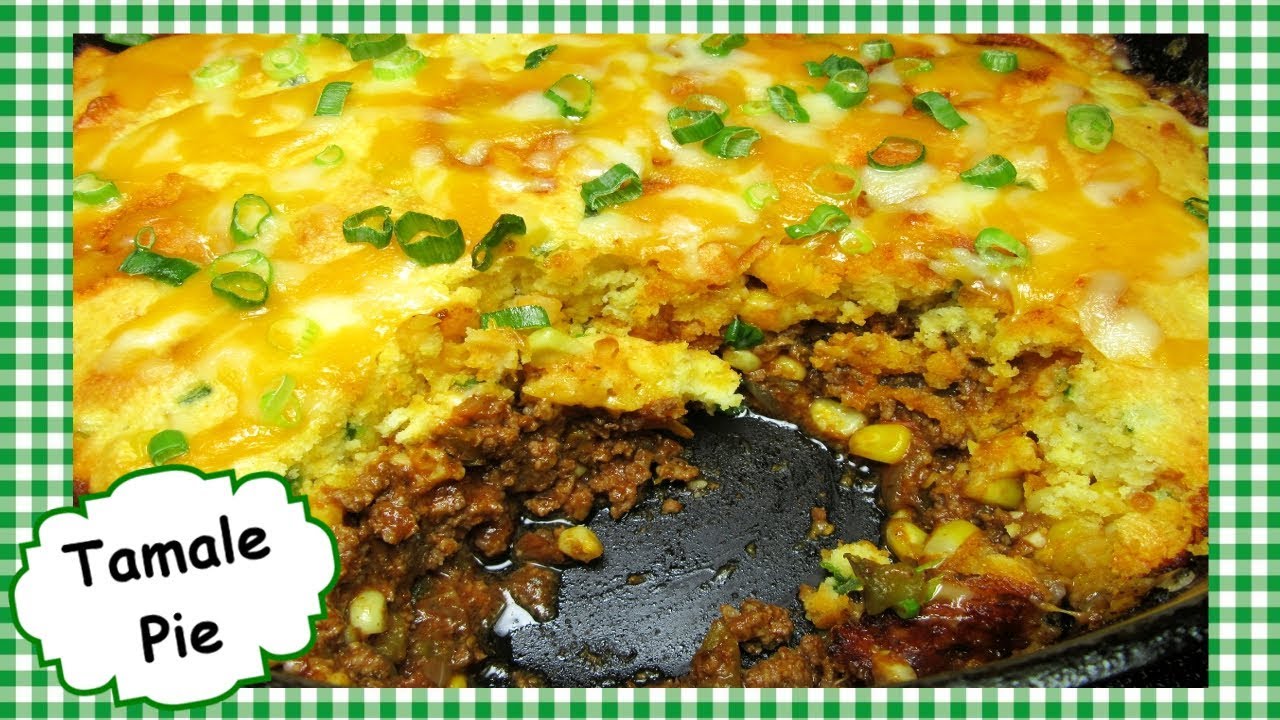 Tex Mex Tamale Pie with Jiffy ~ Easy One Pot Tamale Pie Recipe