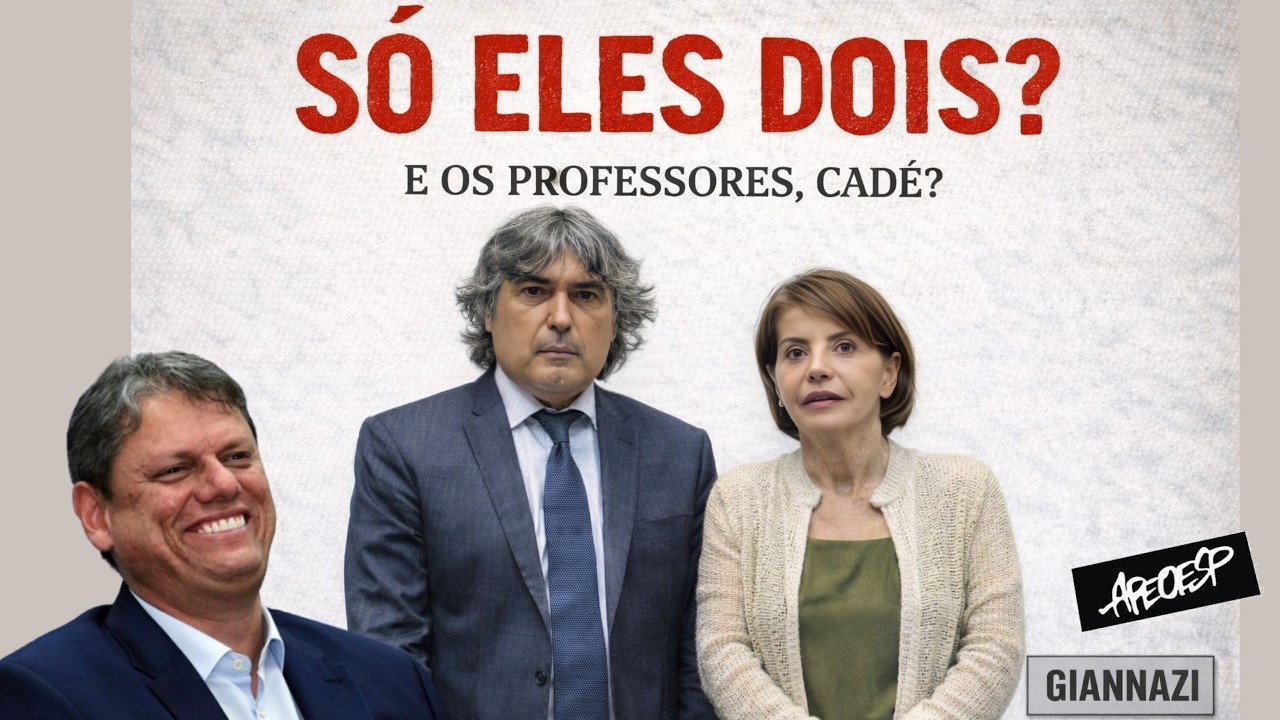 O PLANO SECRETO DE TARCÍSIO PARA ACABAR COM O SINDICATO DOS PROFESSORES!