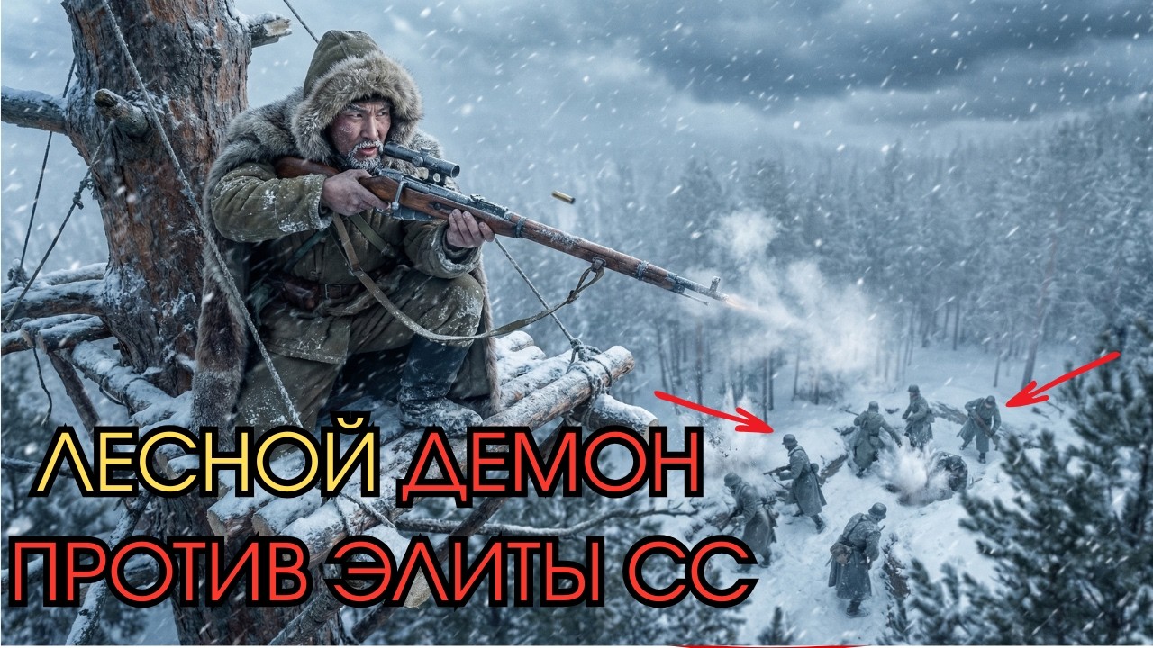 Офицеры СС в панике УМОЛЯЛИ о помощи! Что устроил им один ЯКУТСКИЙ стрелок