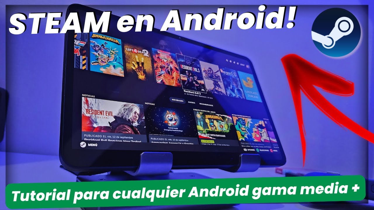 ¿Steam en Android es real? ✅ Lo probamos en la Red Magic Astra