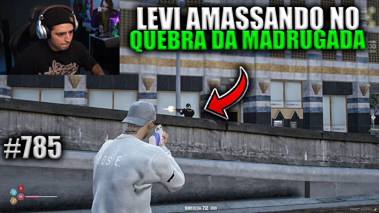 LEVI AMASSANDO NO QUEBRA DA MADRUGADA! EP 785