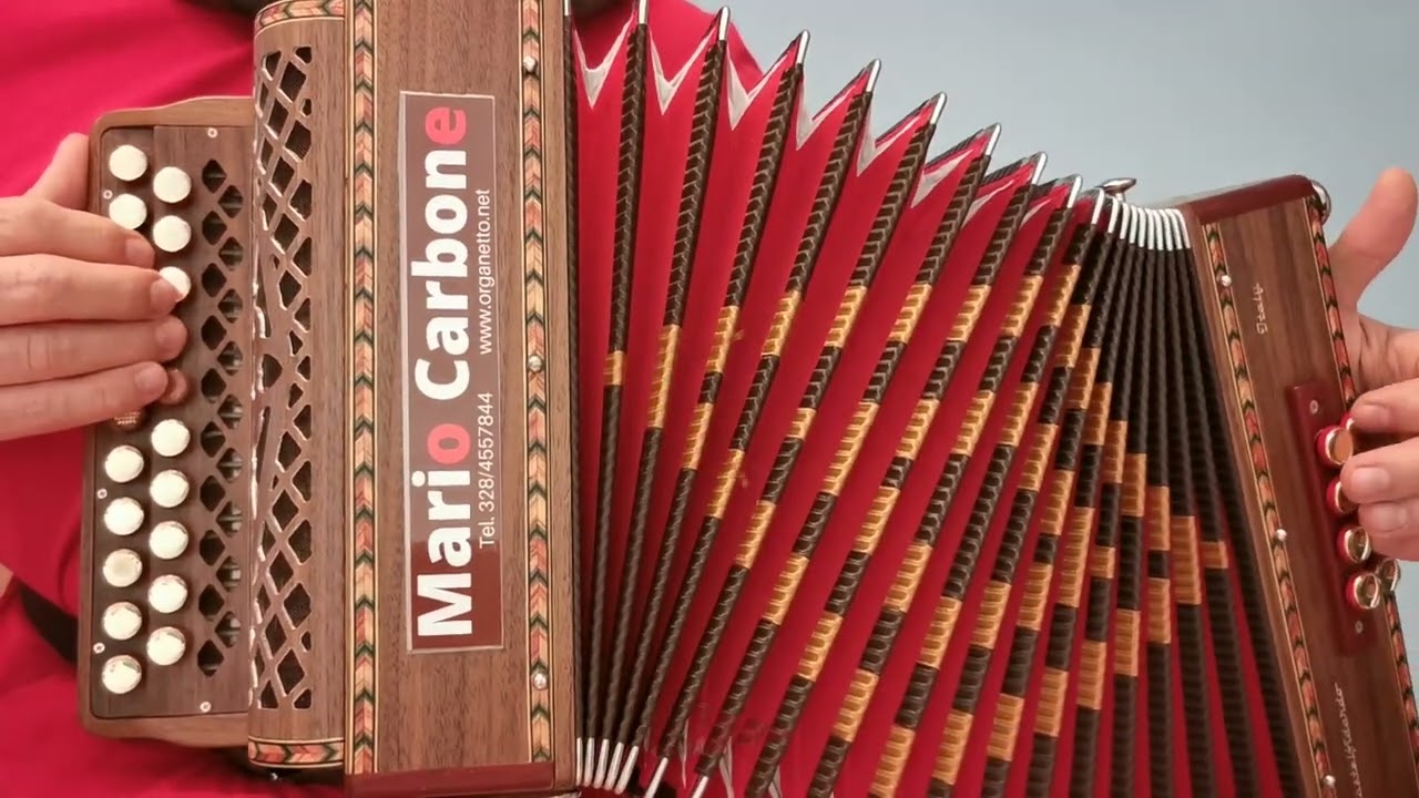 8 Bassi - YESTERDAY -  senza base  - brano - Accordion diatonic - organetto