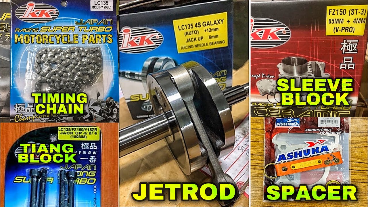 NAK JETROD? JOM BELAJAR | JETROD VS SPACER VS RANTAI TIMING VS TIANG BLOCK VS PANJANG SLEEVE