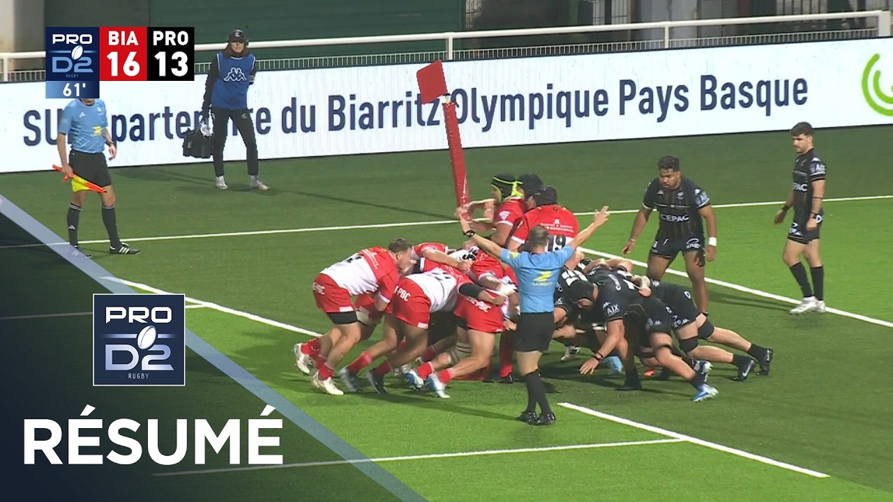 PRO D2 Saison 2025-2026 J23 - Résumé Biarritz Olympique PB - Provence Rugby